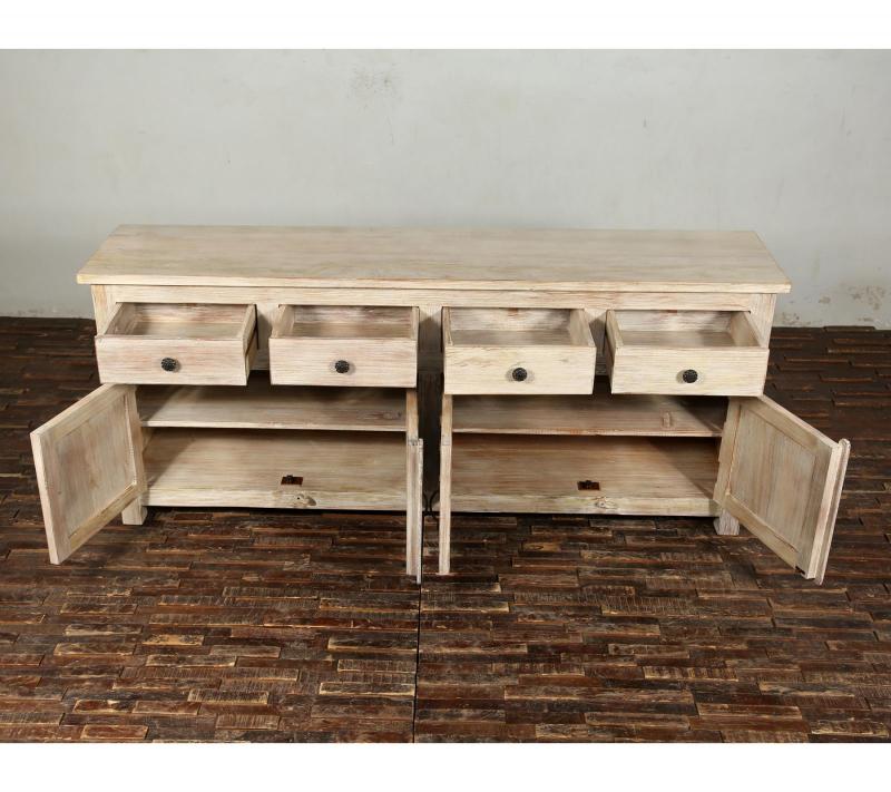 SOLID RECLAIMED TEAK WOOD SIDEBOARD