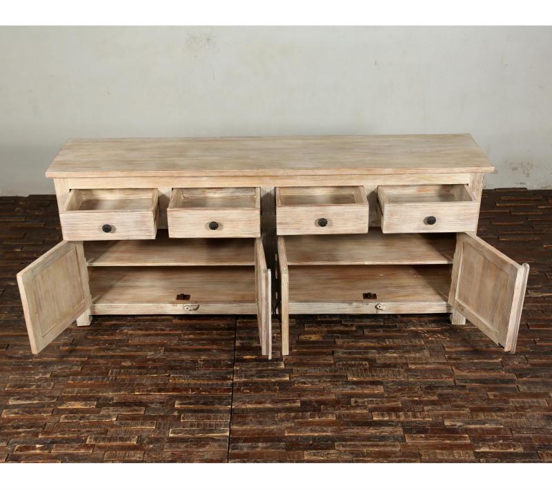 SOLID RECLAIMED TEAK WOOD SIDEBOARD