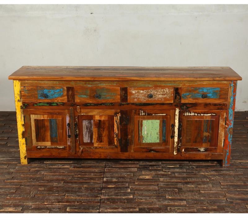 SOLID RECLAIMED TEAK WOOD SIDEBOARD