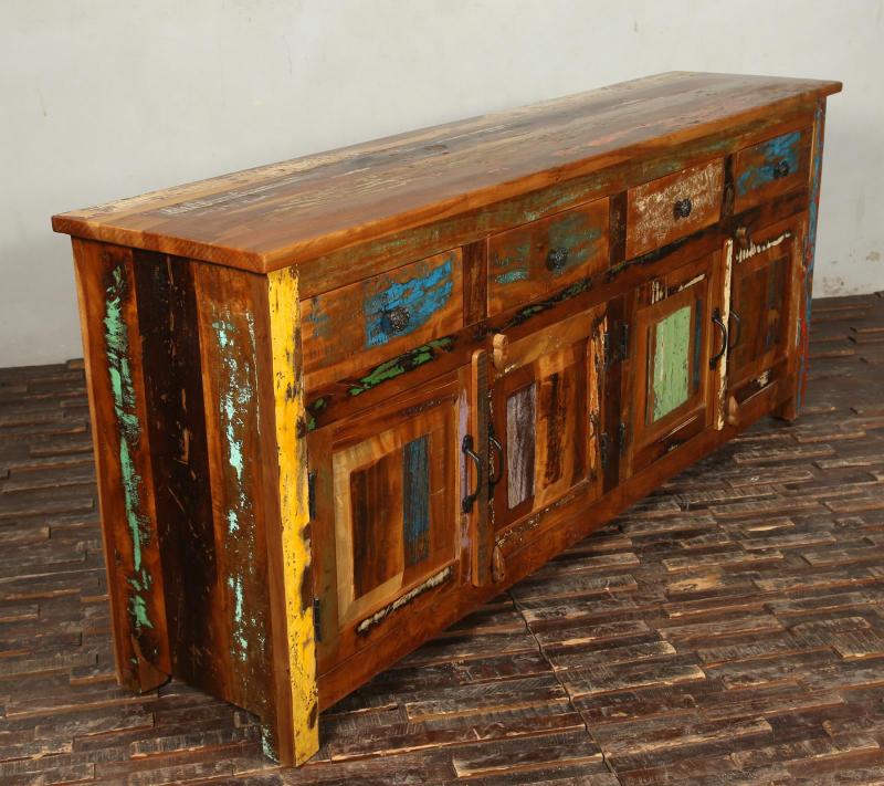 SOLID RECLAIMED TEAK WOOD SIDEBOARD