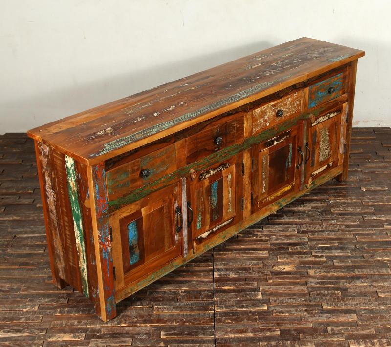 SOLID RECLAIMED TEAK WOOD SIDEBOARD