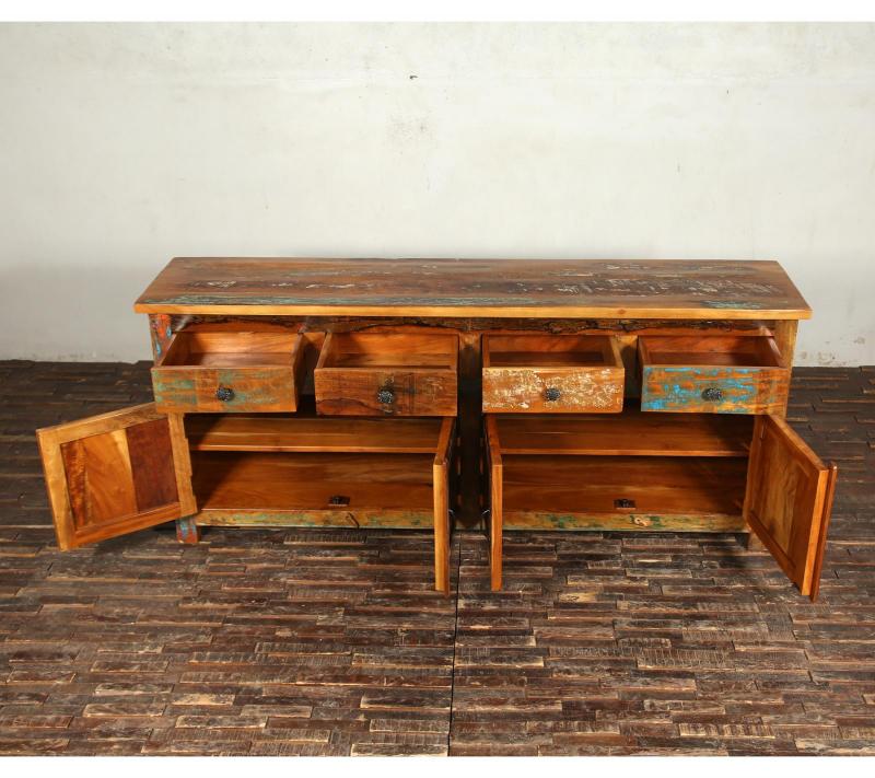 SOLID RECLAIMED TEAK WOOD SIDEBOARD