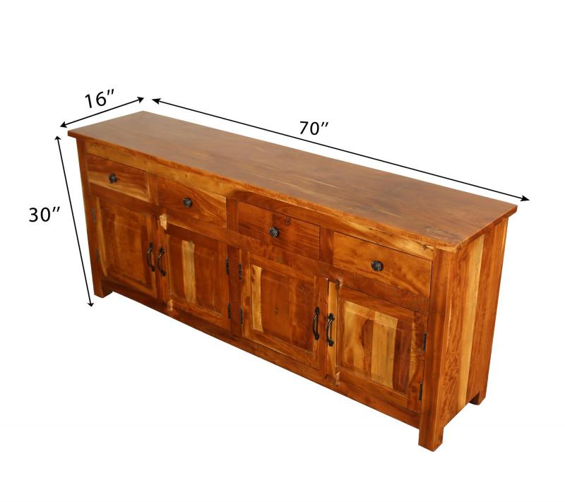 SOLID RECLAIMED TEAK WOOD SIDEBOARD