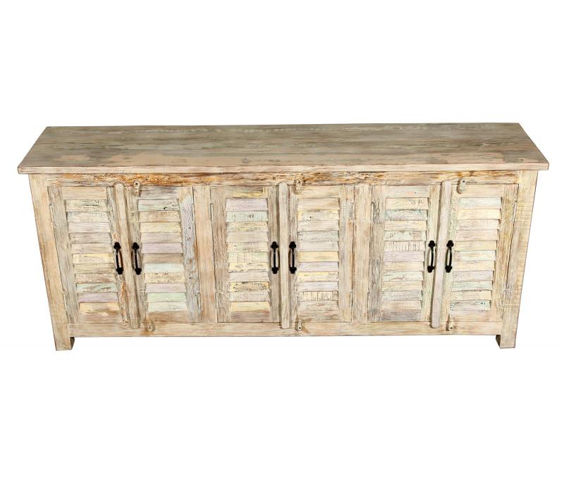 WOODEN  SHUTTER SIDEBOARD