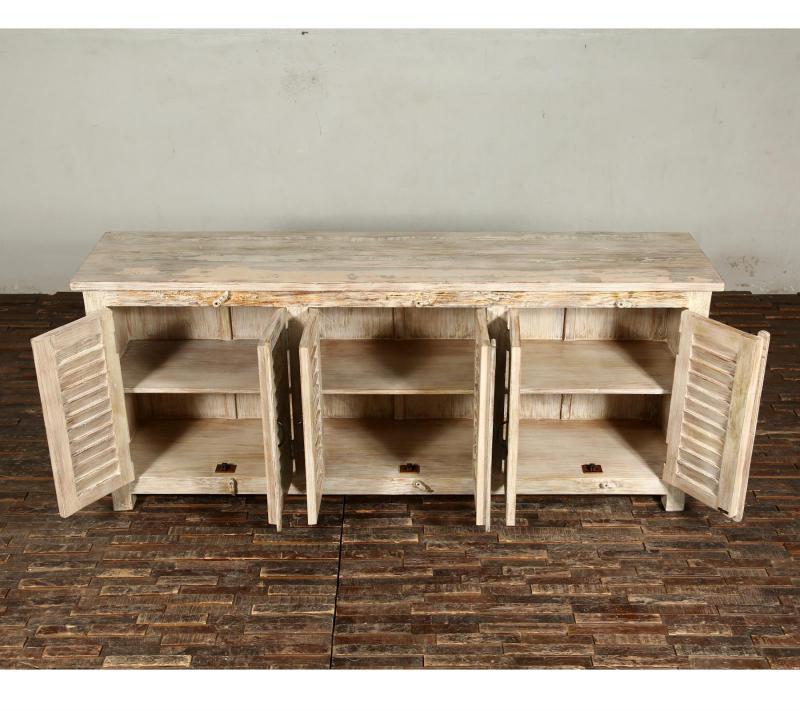 WOODEN  SHUTTER SIDEBOARD