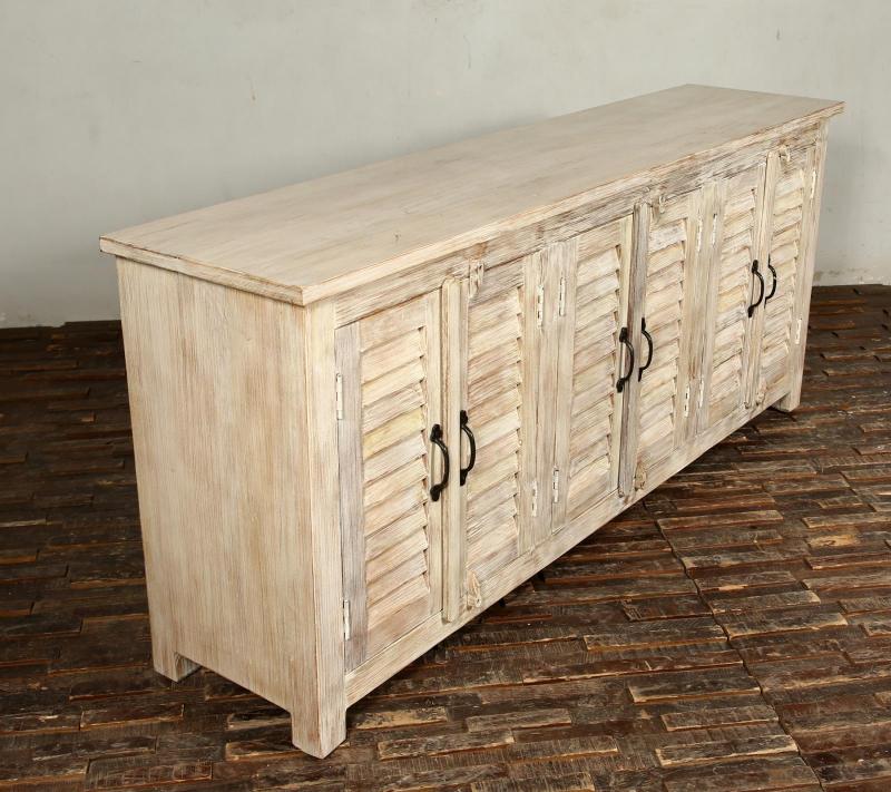 WOODEN  SHUTTER SIDEBOARD