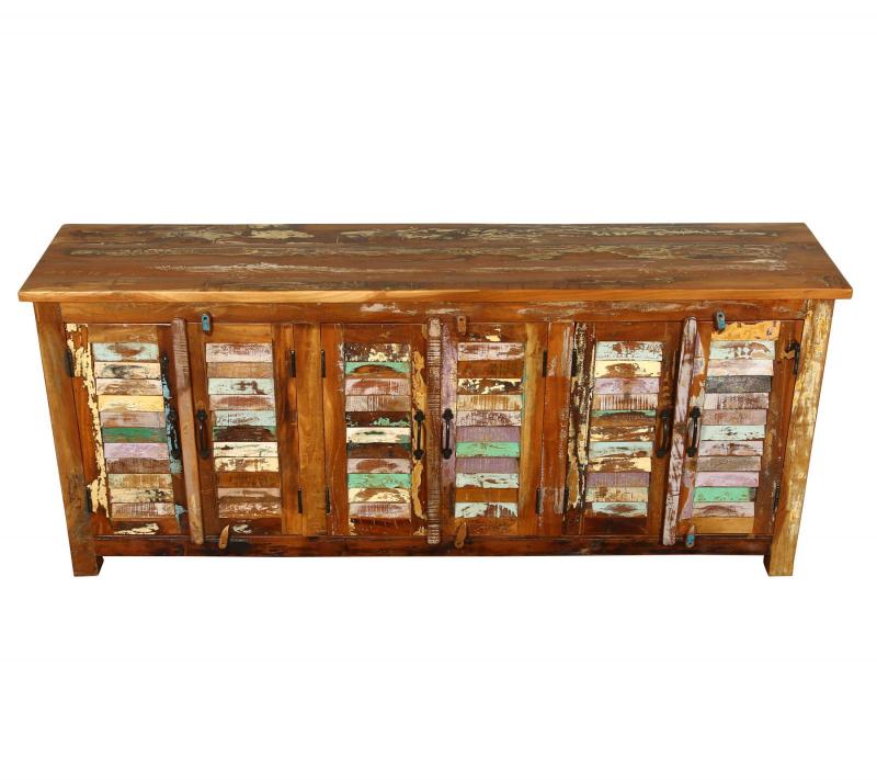 WOODEN  SHUTTER SIDEBOARD