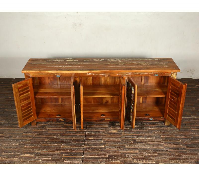 WOODEN  SHUTTER SIDEBOARD