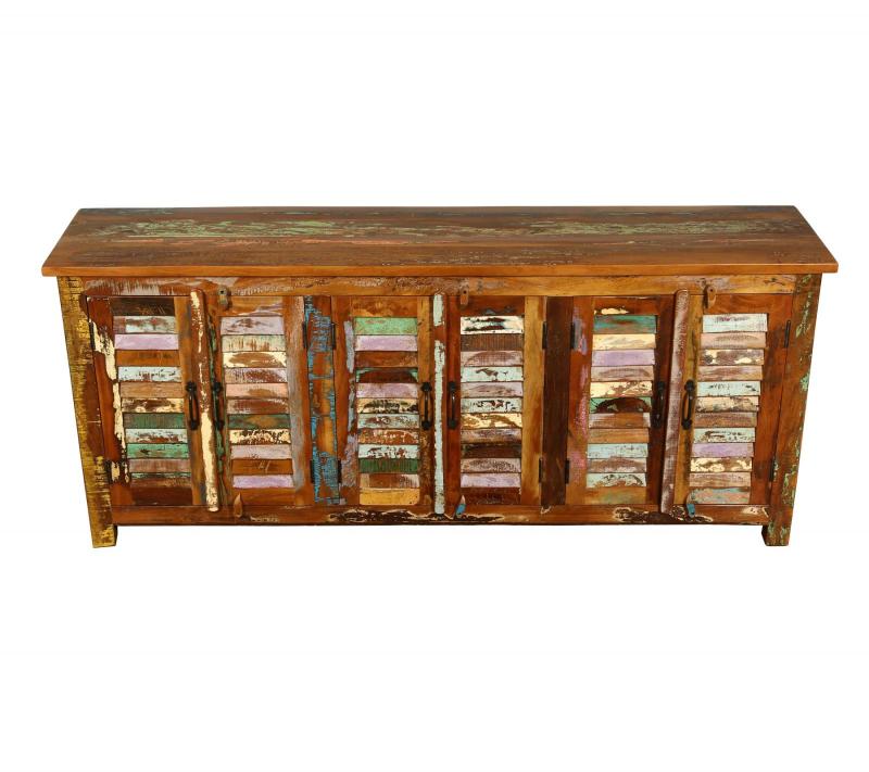 WOODEN  SHUTTER SIDEBOARD