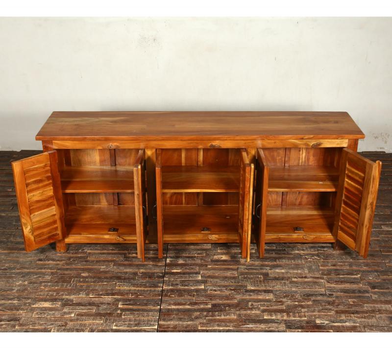 WOODEN  SHUTTER SIDEBOARD