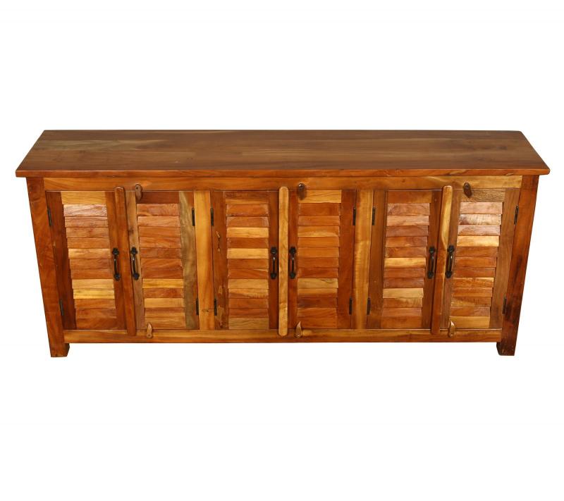 WOODEN  SHUTTER SIDEBOARD