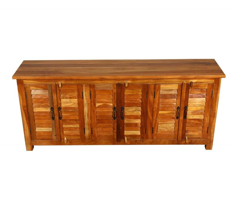 WOODEN  SHUTTER SIDEBOARD