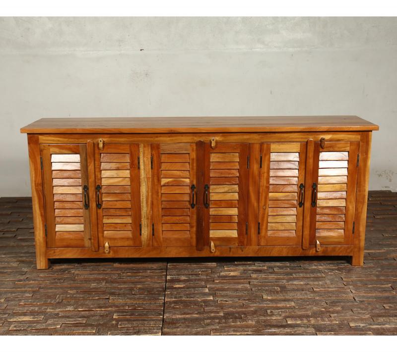 WOODEN  SHUTTER SIDEBOARD