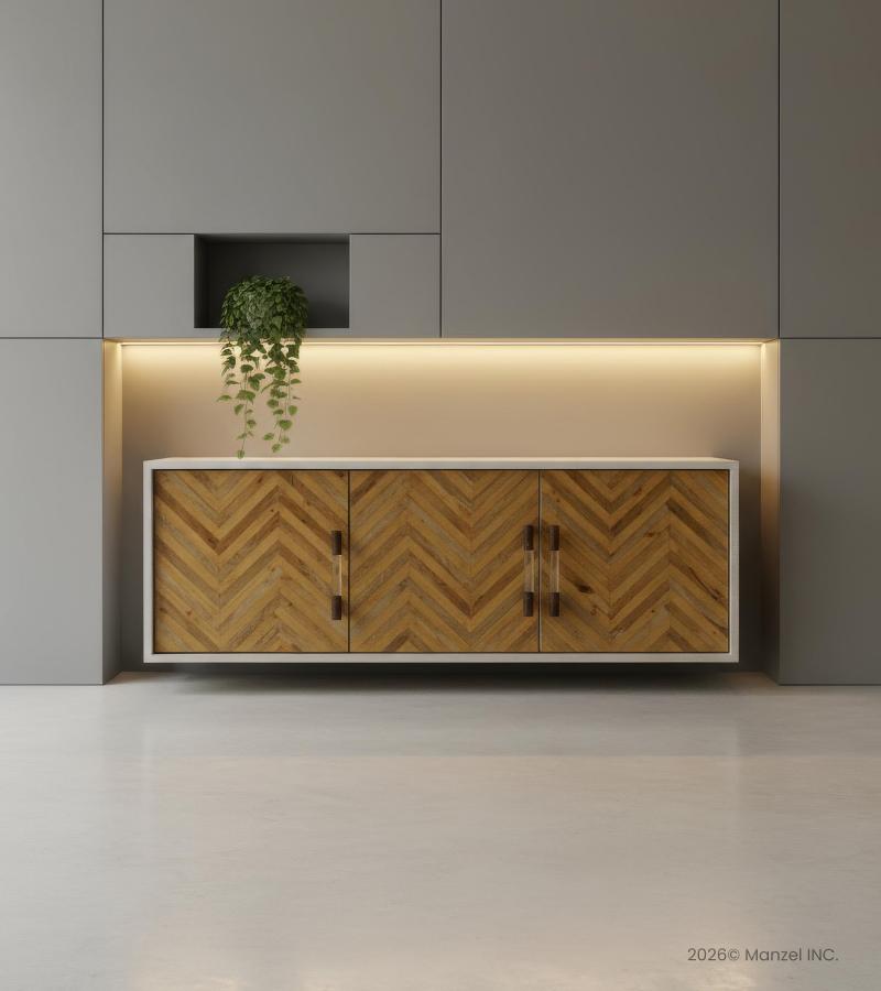 WOOD & IRON CABINET