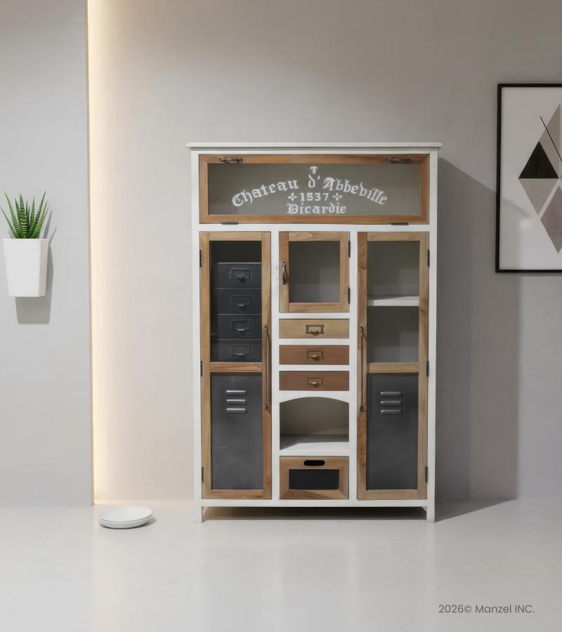 INDUSTRIAL CHIC APOTHECARY CABINET