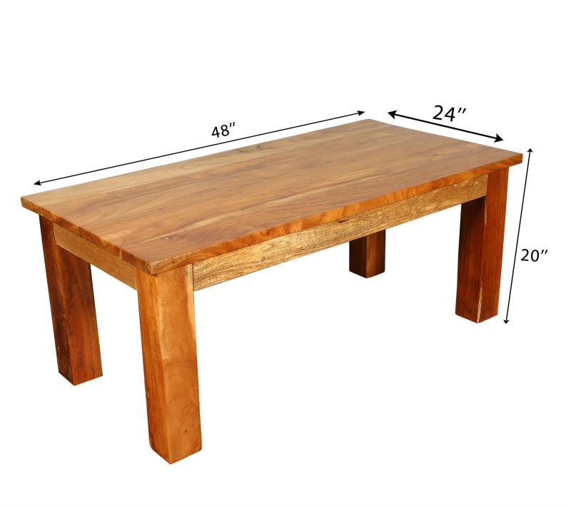 OLID RECLAIMED TEAK WOOD COFFEE TABLE