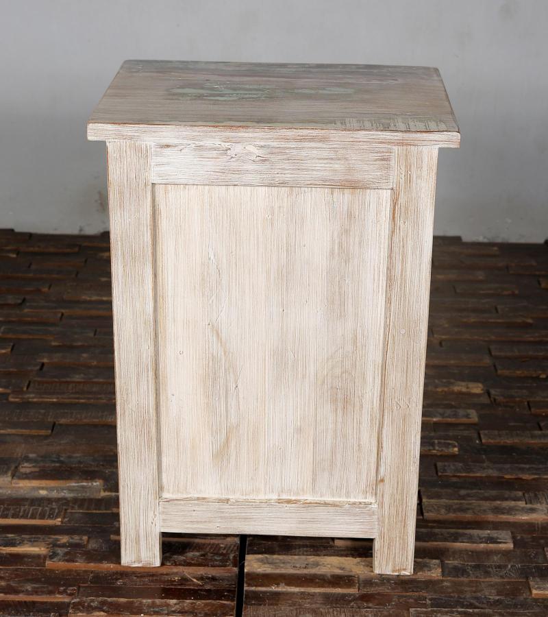 SOLID RECLAIMED TEAK WOOD END TABLE BEDSIDE TABLE