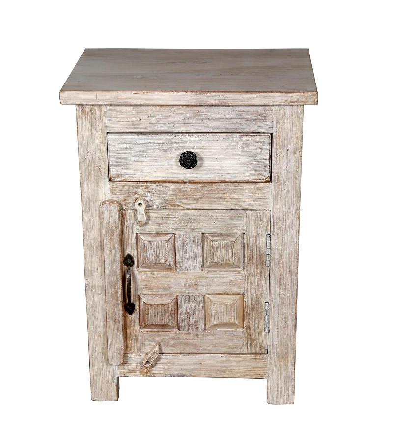 SOLID RECLAIMED TEAK WOOD END TABLE BEDSIDE TABLE