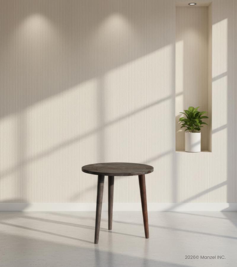 SOLID WOOD END TABLE