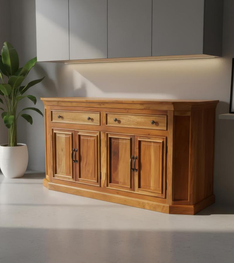 SOLID RECLAIMED TEAK WOOD SIDEBOARD