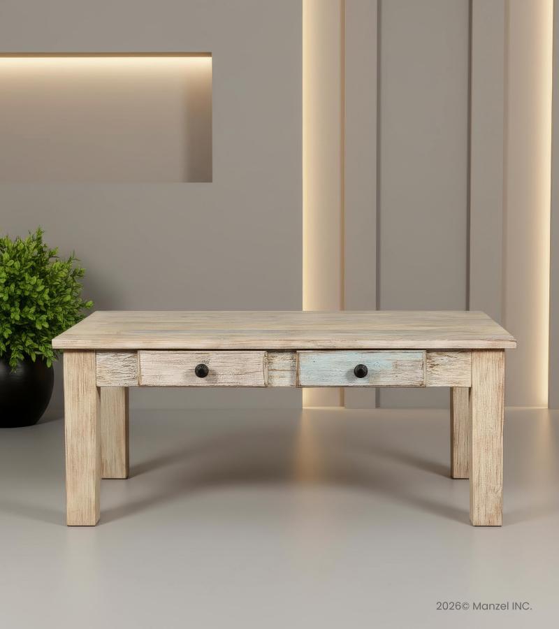 SOLID RECLAIMED TEAK WOOD COFFEE TABLE
