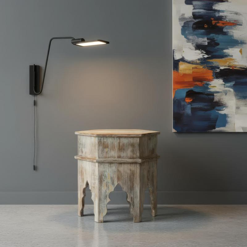 RECLAIMED WOOD END TABLE / NIGHTSTAND