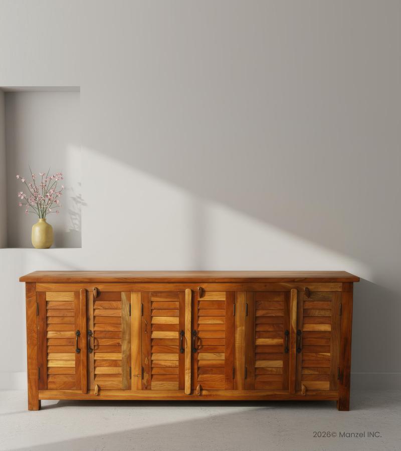 WOODEN  SHUTTER SIDEBOARD