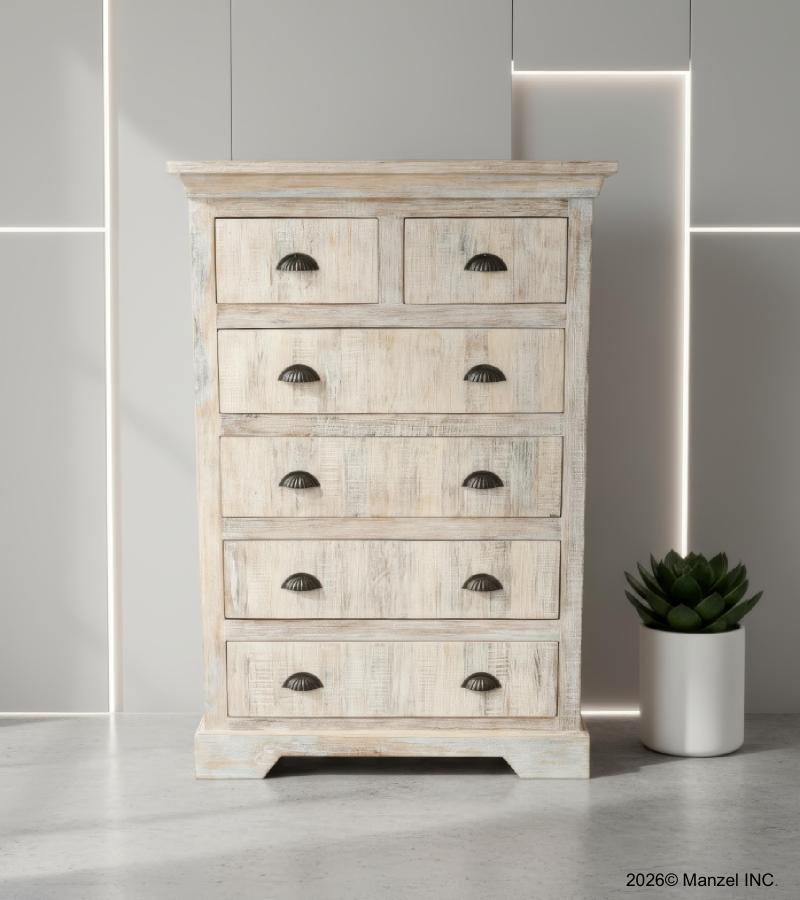 RECLAIMED WOOD 6 DRAWER CHEST