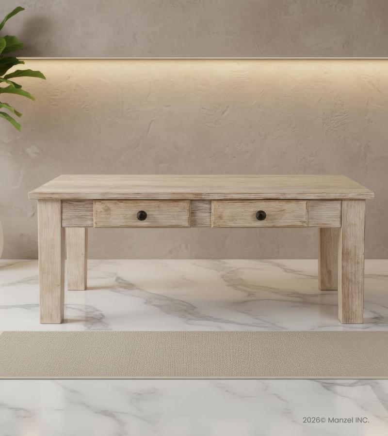 SOLID RECLAIMED TEAK WOOD COFFEE TABLE