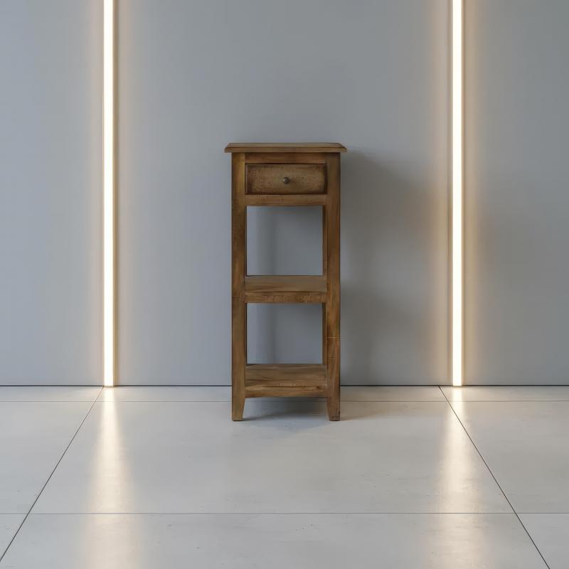 SOLID WOOD END TABLE / NIGHTSTAND