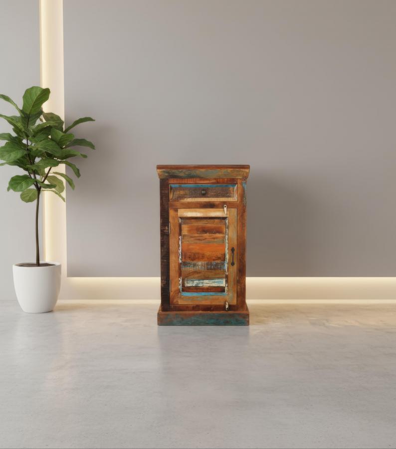 SOLID RECLAIMED TEAK WOOD SIDETABLE END TABLE