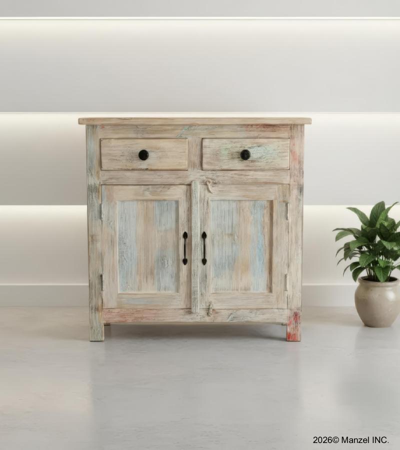SOLID RECLAIMED TEAK WOOD CABINET SIDEBOARD