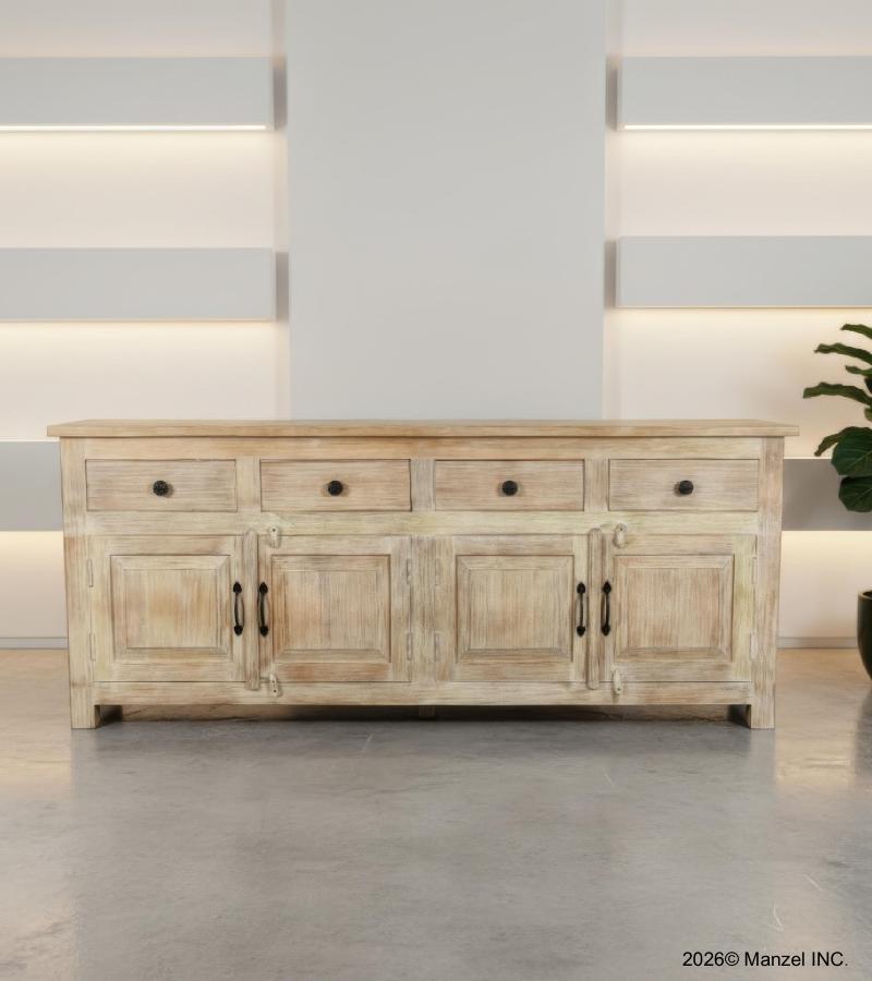 SOLID RECLAIMED TEAK WOOD SIDEBOARD