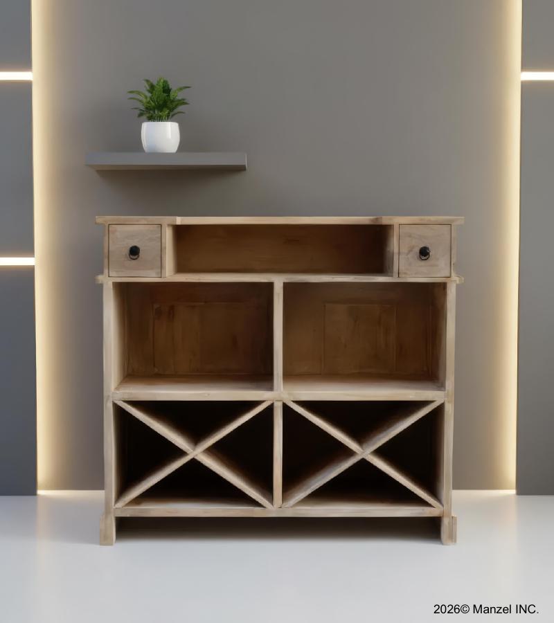 SOLID WOOD COUNTER BAR