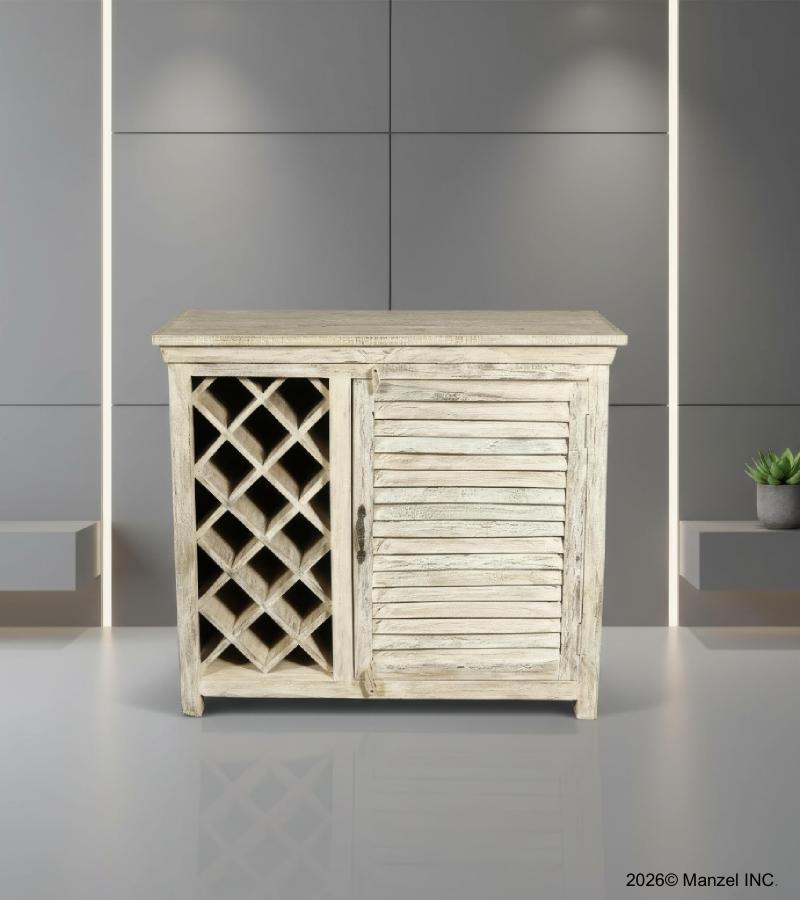 SOLID RECLAIMED TEAK WOOD WINE LIQUOR BAR