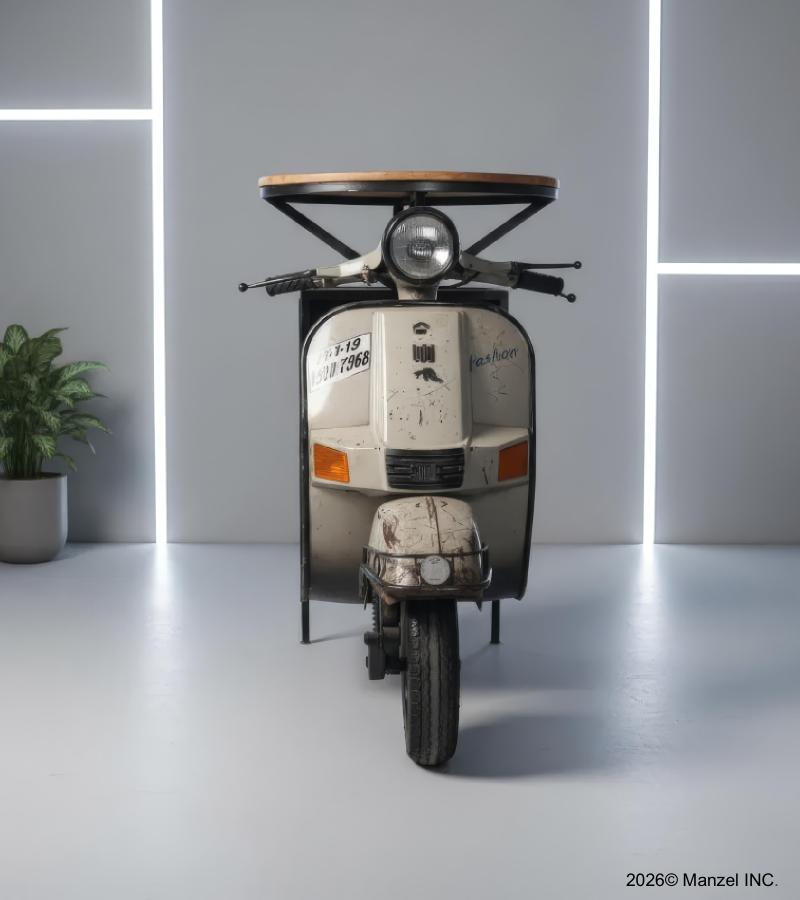 SCOOTER CONSOLE W/  BAR TOP