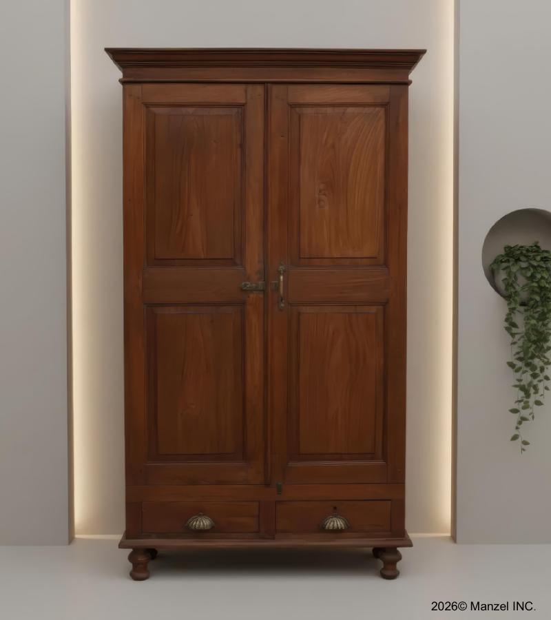 SOLID RECLAIMED TEAK WOOD STORAGE CABINET