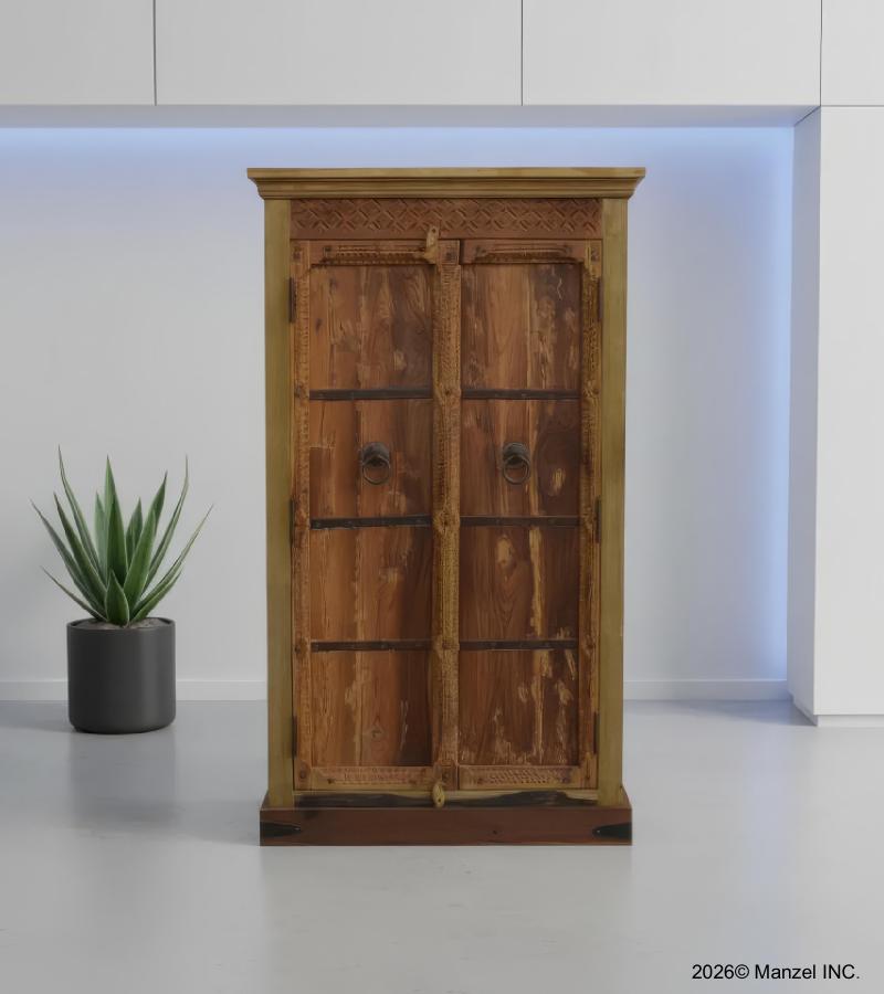 SOLID RECLAIMED TEAK WOOD CABINET