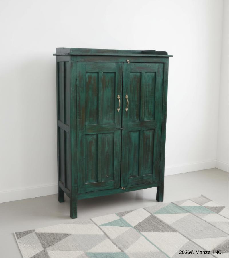 RECLAIMED TEAK STORAGE CABINET