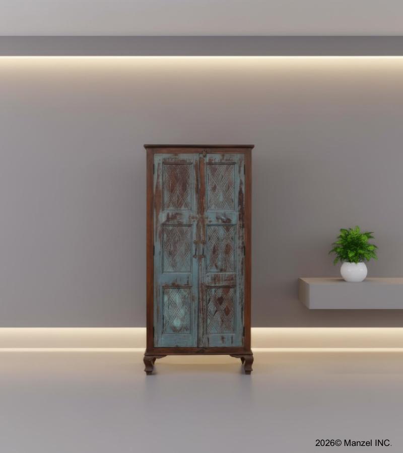 SOLID RECLAIMED TEAK WOOD CABINET 