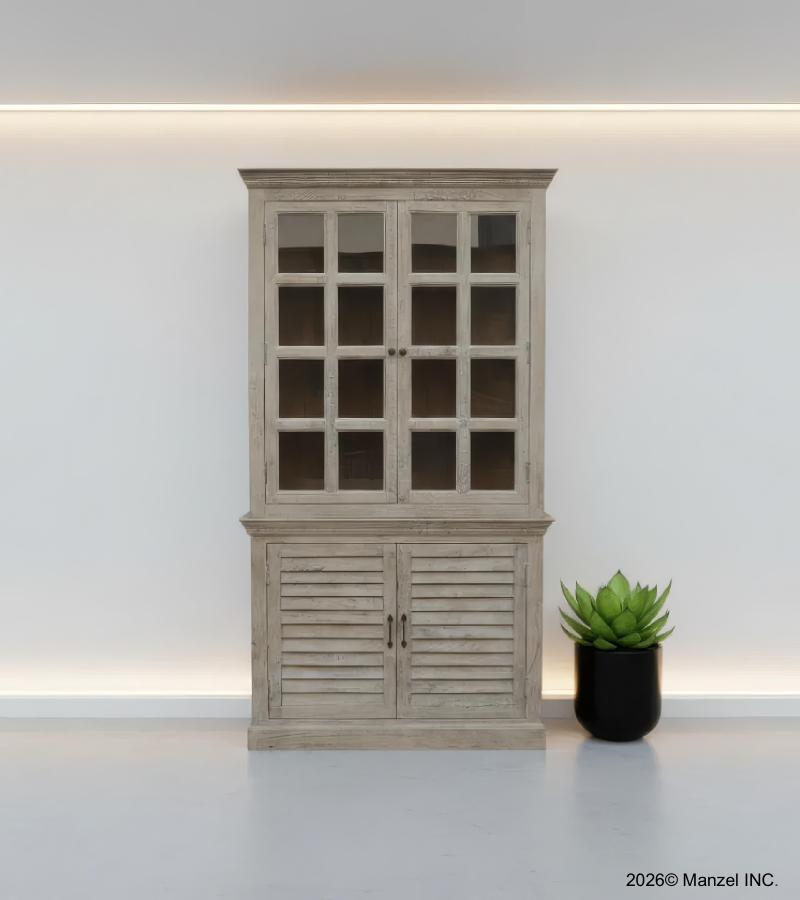 2 PC CABINET + HUTCH
