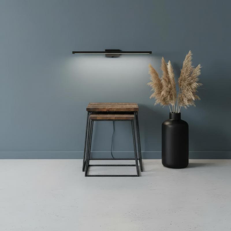 SET OF 2 WOOD & METAL END TABLES