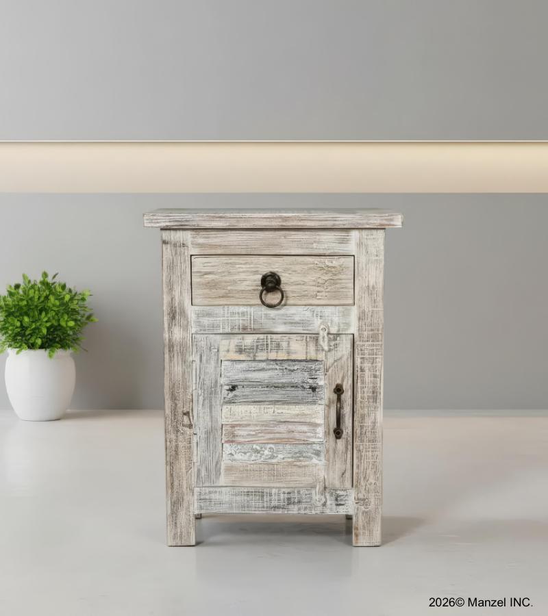 SOLID RECLAIMED TEAK WOOD SIDETABLE END TABLE