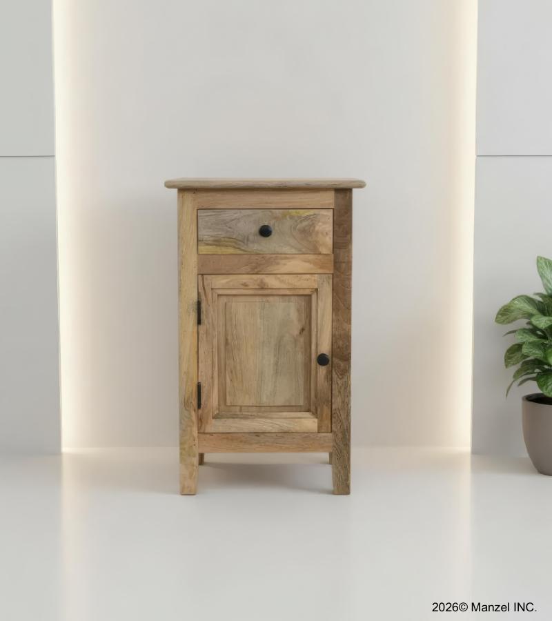 SOLID WOOD NIGHTSTAND / END TABLE