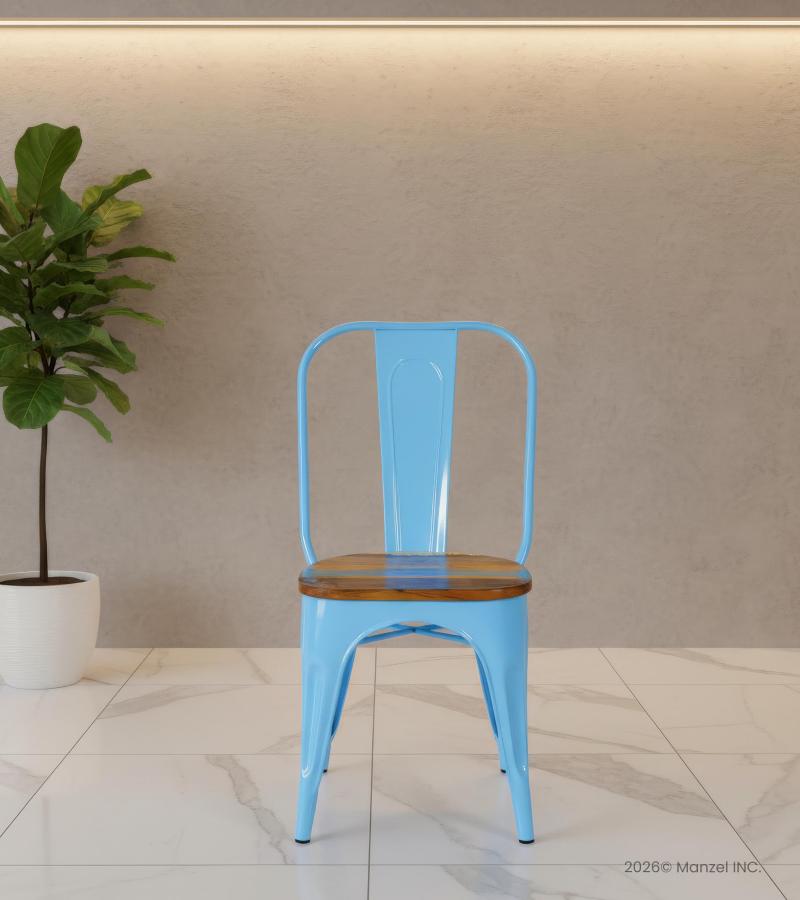 WOODEN IRON CHAIR 