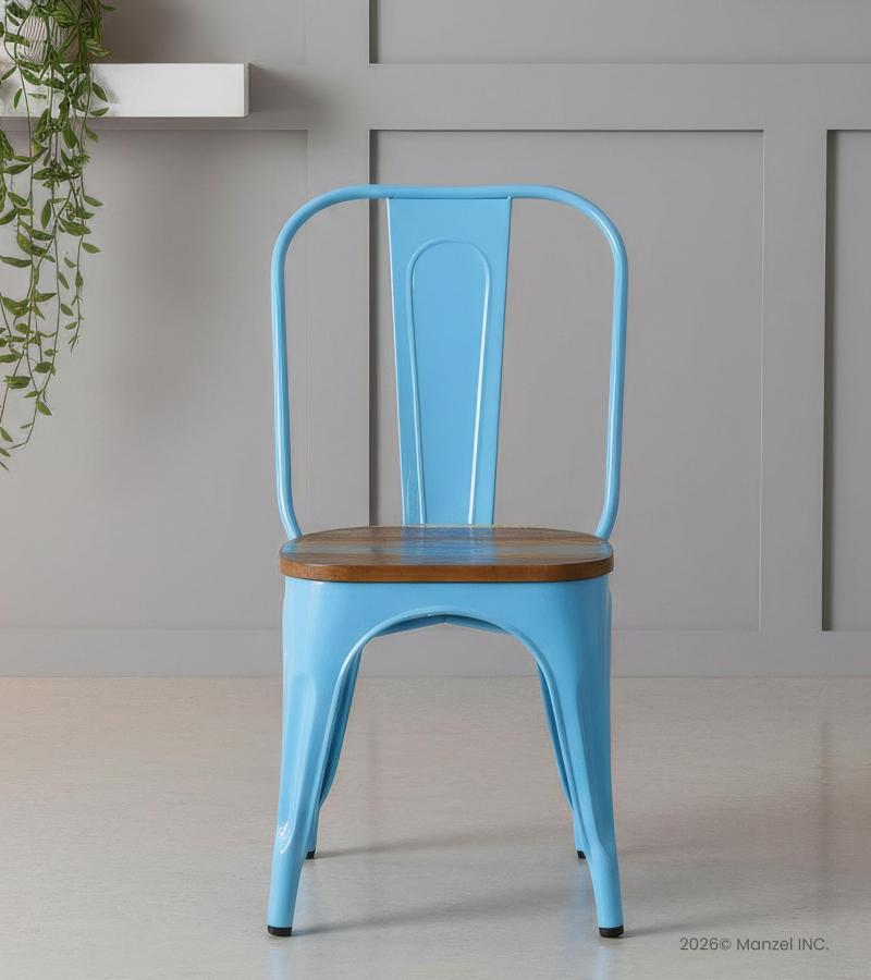 WOODEN IRON CHAIR 