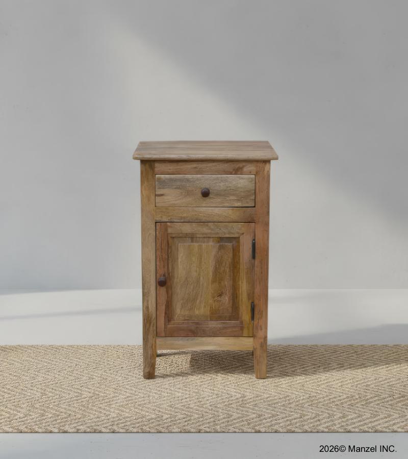 Solid Wood End Table