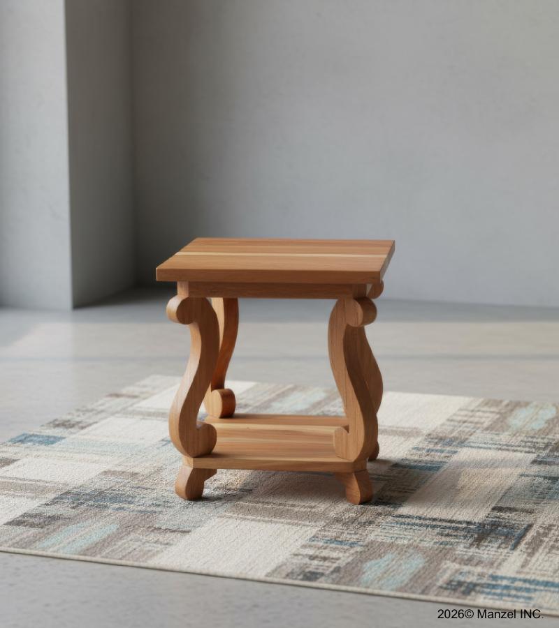 SOLID RECLAIMED TEAK WOOD SIDE TABLE END TABLE