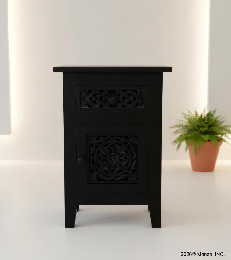SOLID WOOD END TABLE