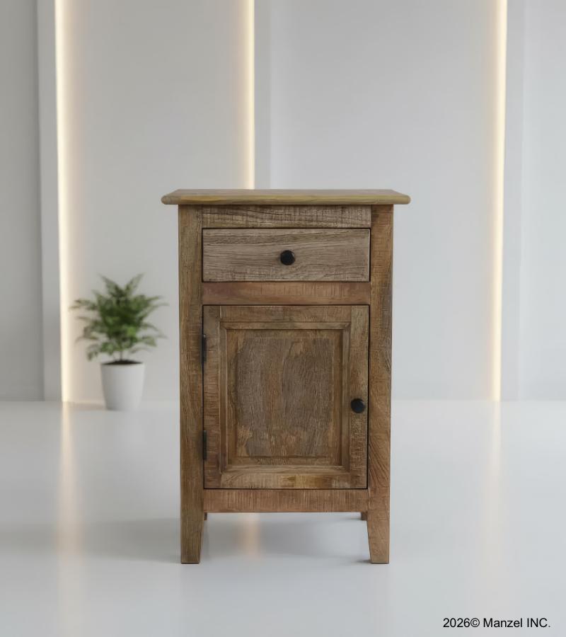 SOLID WOOD NIGHTSTAND / END TABLE
